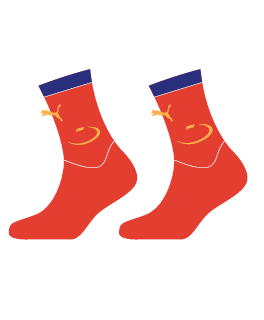 ON FIELD SOCKS - SHORT LENGTH