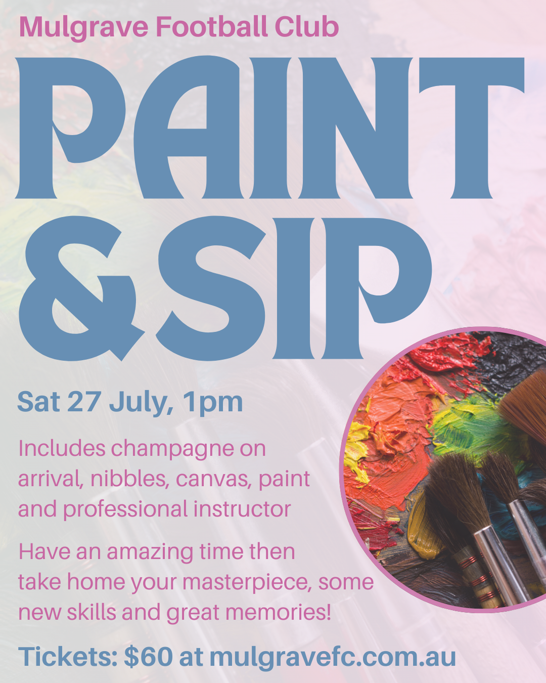 Paint & Sip tickets